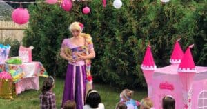 hygge outdoor princess party ideas